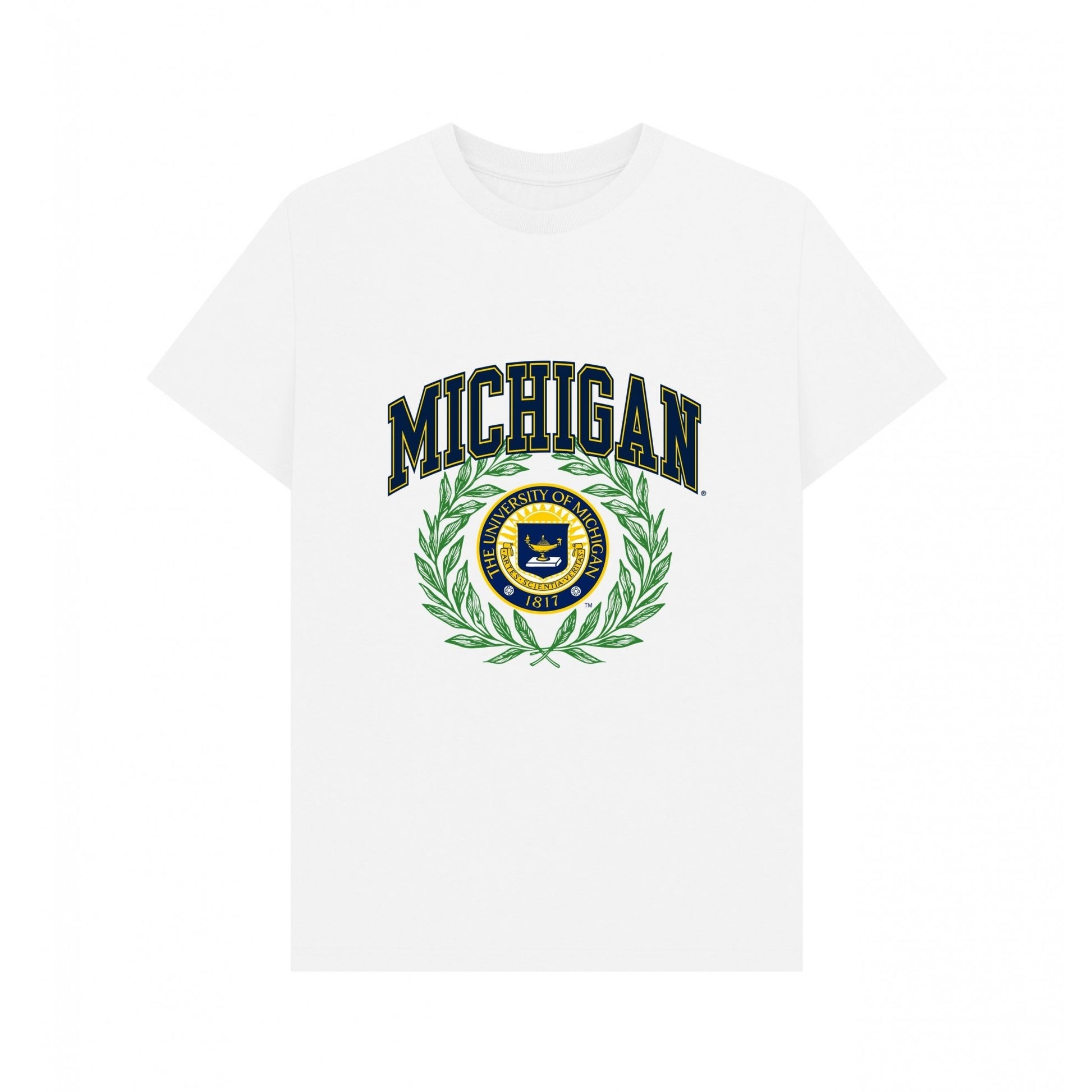 White - Front - Park Fields Unisex Adult Los Angeles T-Shirt
