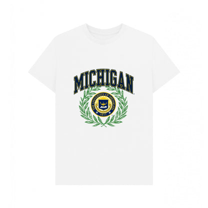 White - Front - Park Fields Unisex Adult Los Angeles T-Shirt
