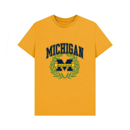 Mustard - Front - Park Fields Unisex Adult Los Angeles T-Shirt