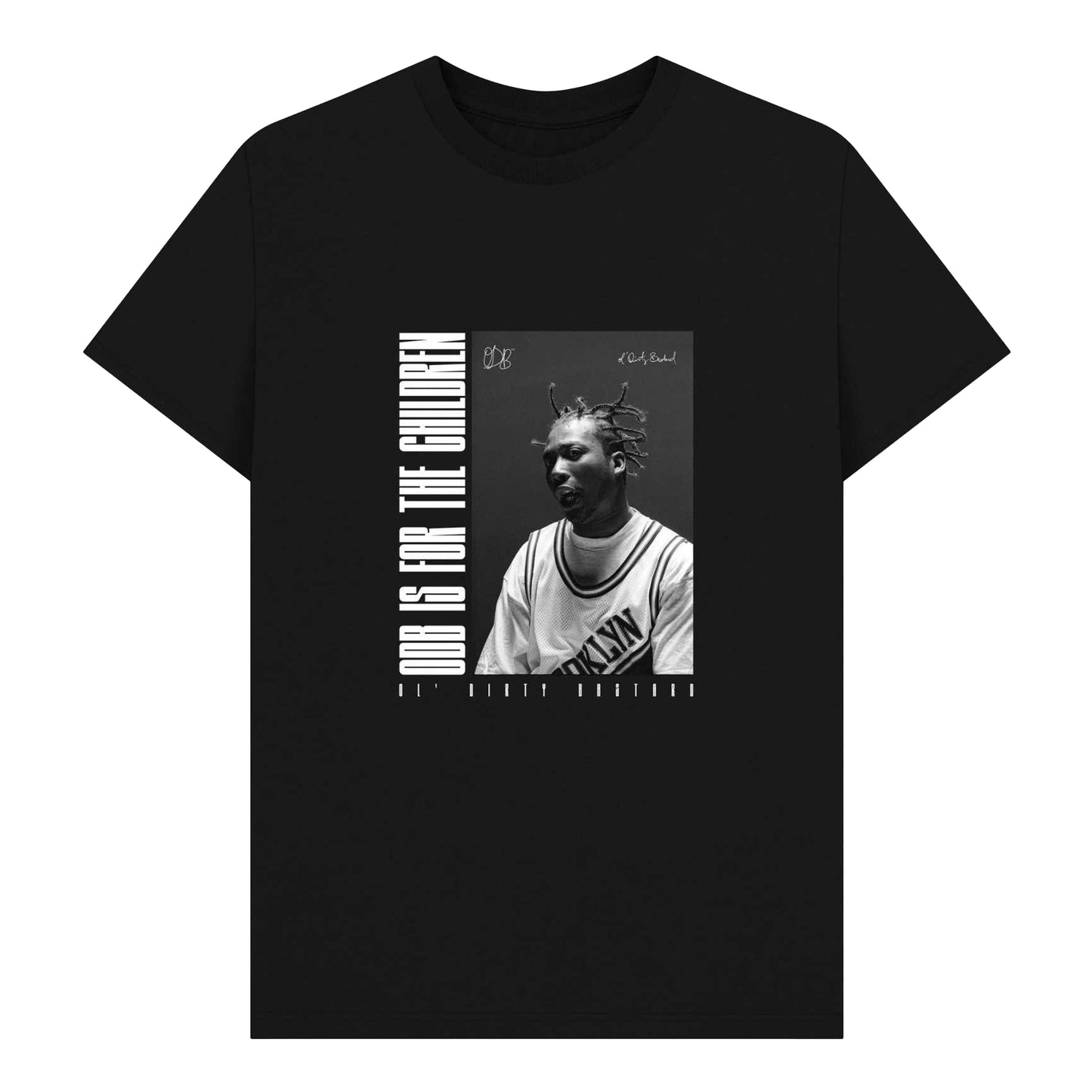 Black - Front - Ol´ Dirty Bastard Unisex Adult ODB Is For The Children T-Shirt