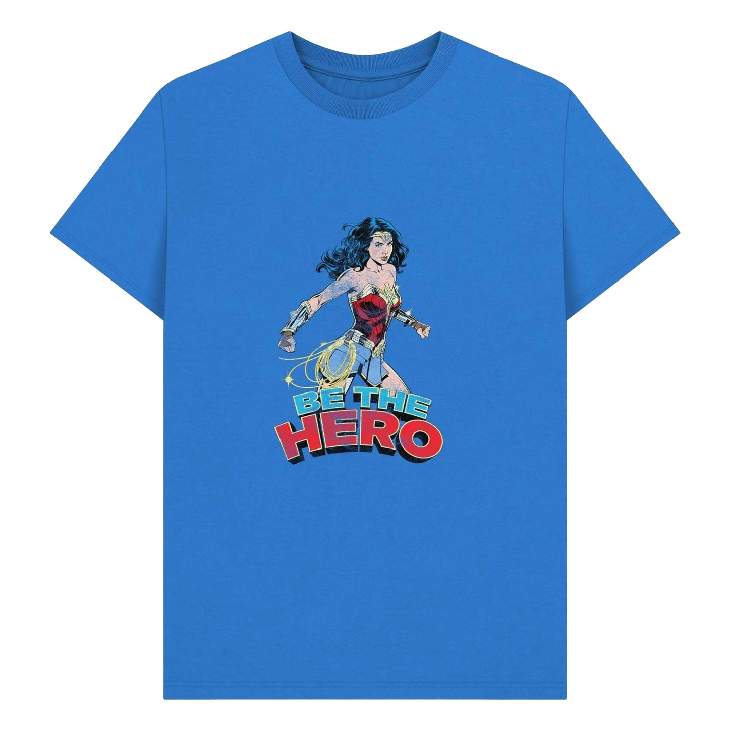 Blue - Front - Wonder Woman Unisex Adult Be The Hero Baseball T-Shirt