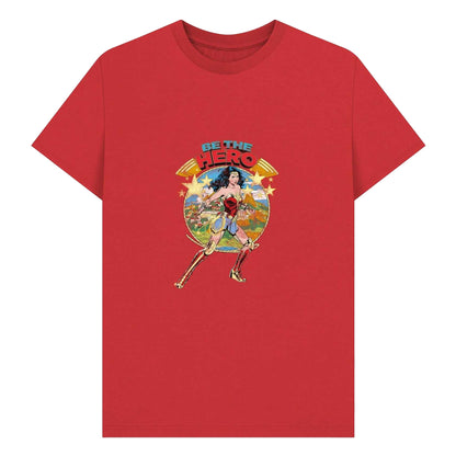 Red - Front - Wonder Woman Unisex Adult Be The Hero Baseball T-Shirt