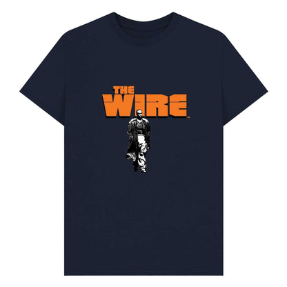Navy Blue - Front - The Wire Unisex Adult Omar Little T-Shirt