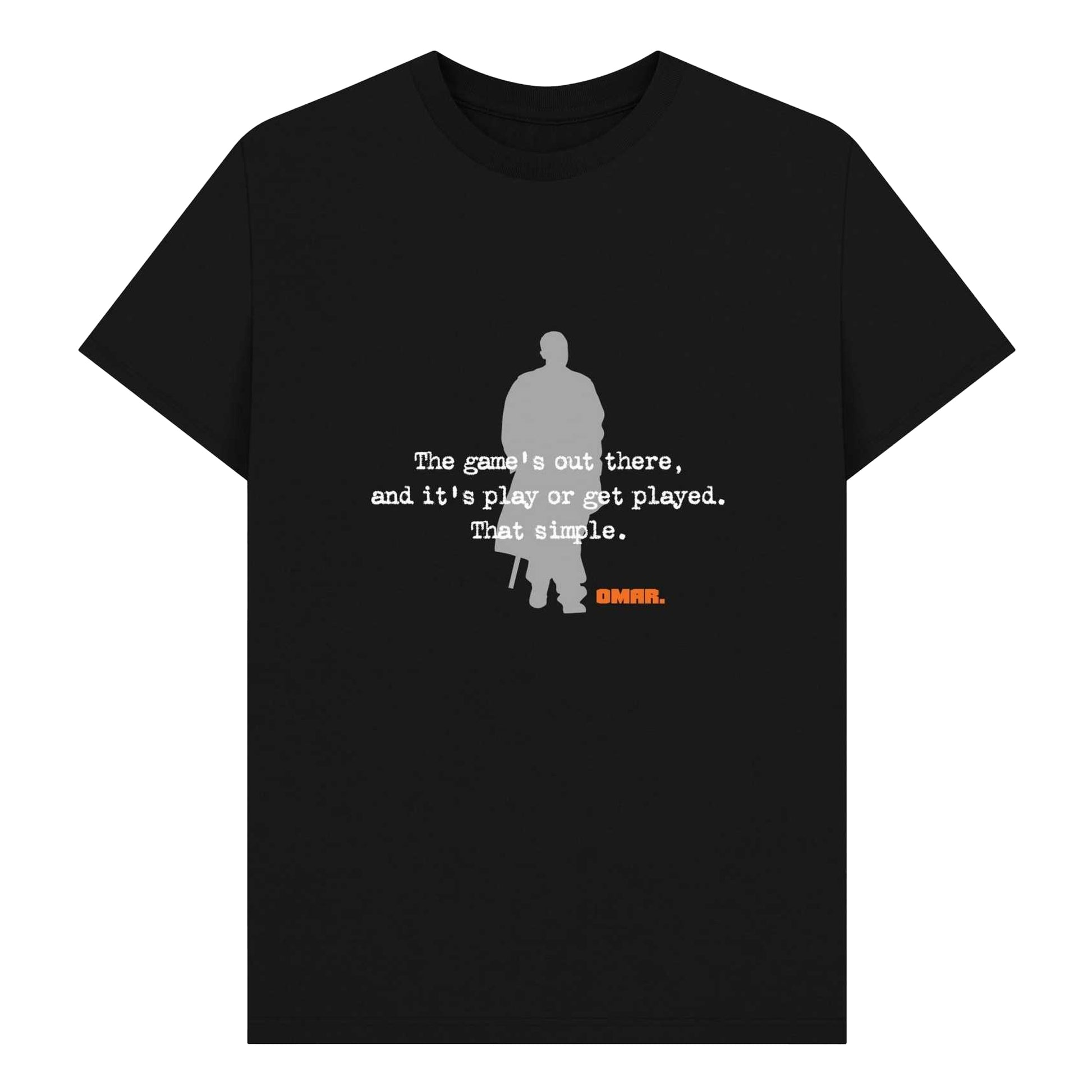 Black - Front - The Wire Unisex Adult Game T-Shirt