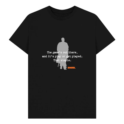 Black - Front - The Wire Unisex Adult Game T-Shirt