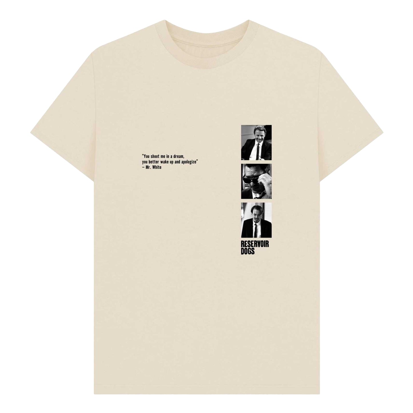 Oat - Front - Reservoir Dogs Unisex Adult Mr White Quote T-Shirt