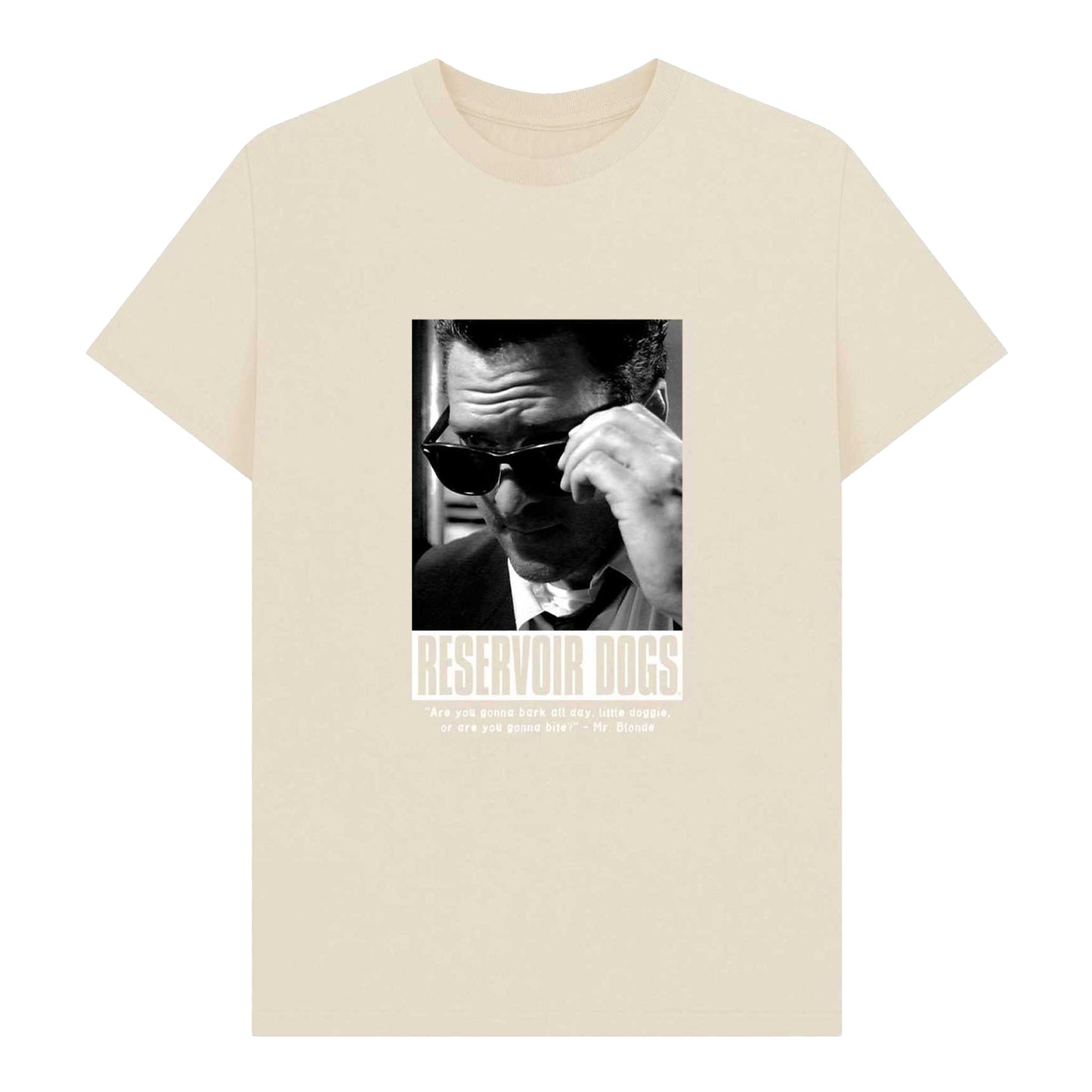 Oat - Front - Reservoir Dogs Unisex Adult Little Doggie Mr Blonde Quote T-Shirt