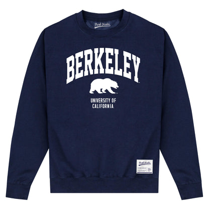 Navy Blue - Front - UC Berkeley Unisex Adult Bear Sweatshirt