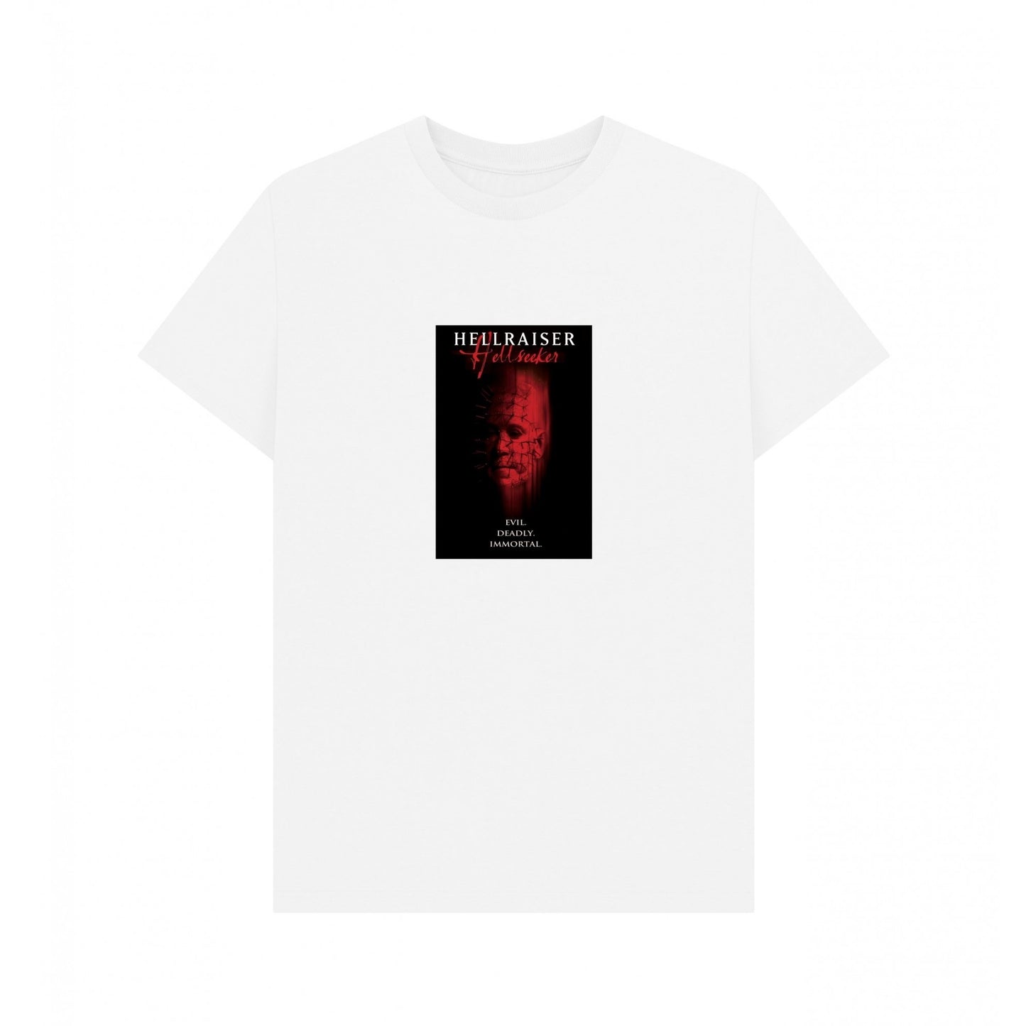 White - Front - Hellraiser Unisex Adult Seeker T-Shirt