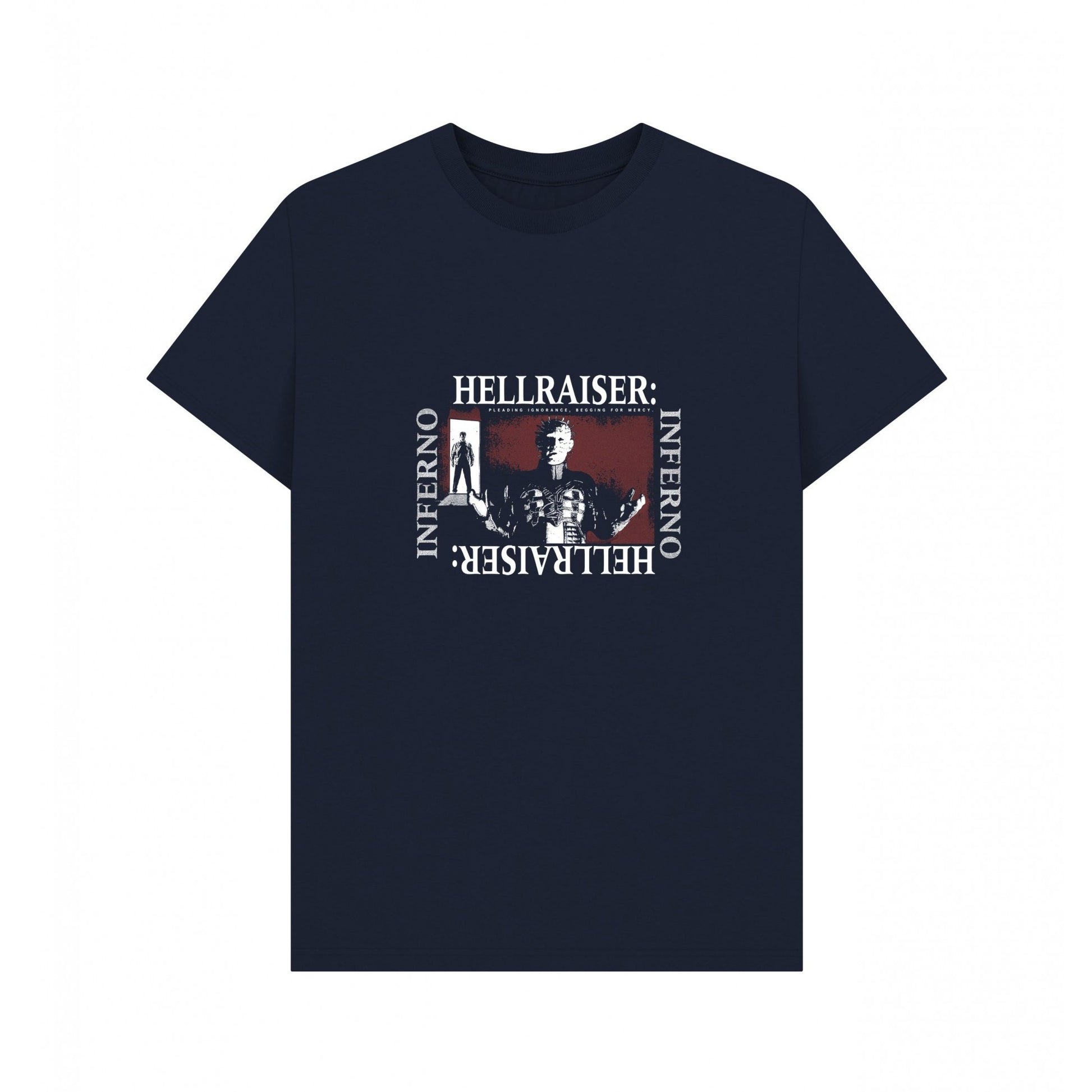 Navy Blue - Front - Hellraiser Unisex Adult Inferno T-Shirt