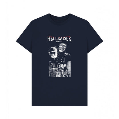 Navy Blue - Front - Hellraiser Unisex Adult Deader Portrait T-Shirt