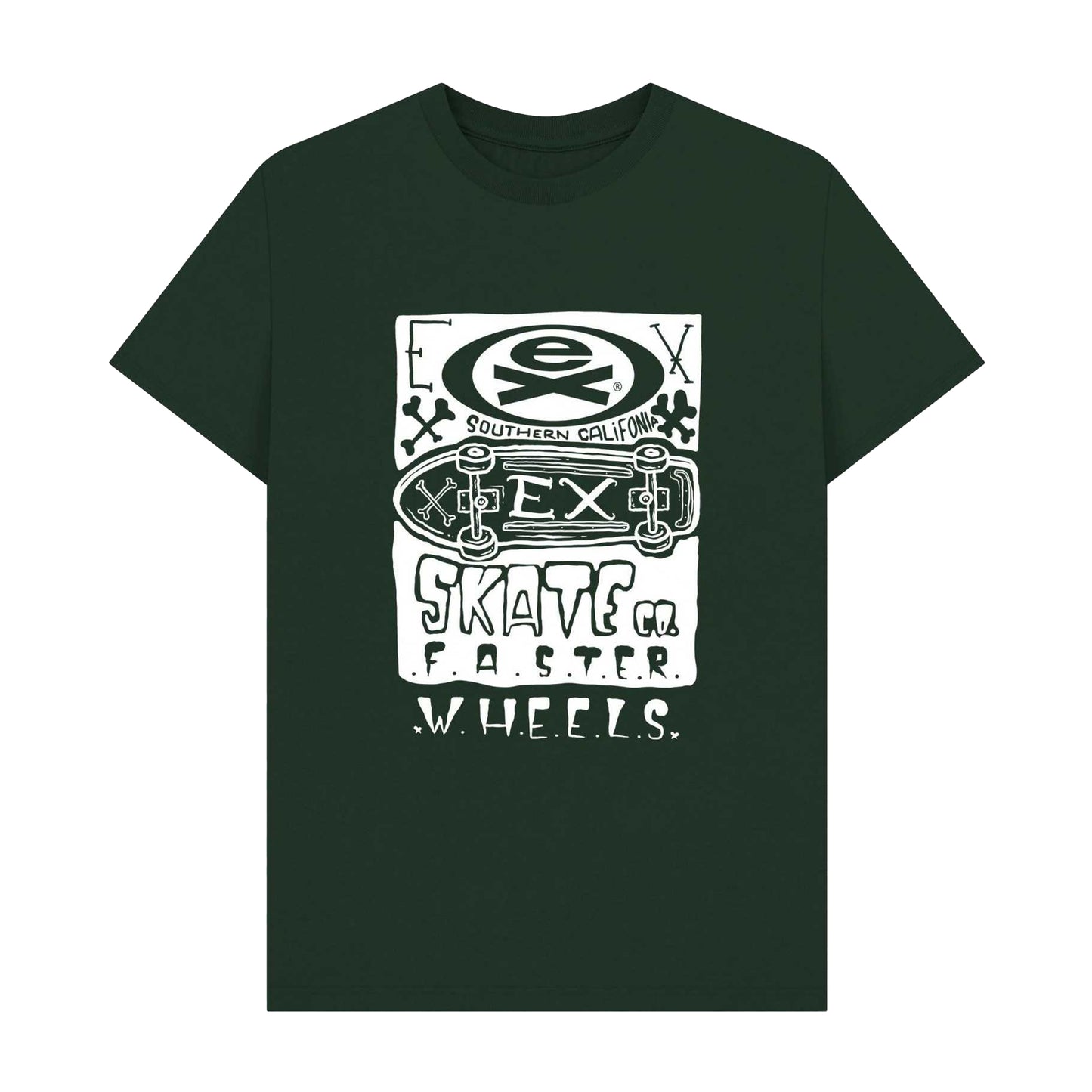 Evergreen - Front - Extreme Unisex Adult Southern California T-Shirt
