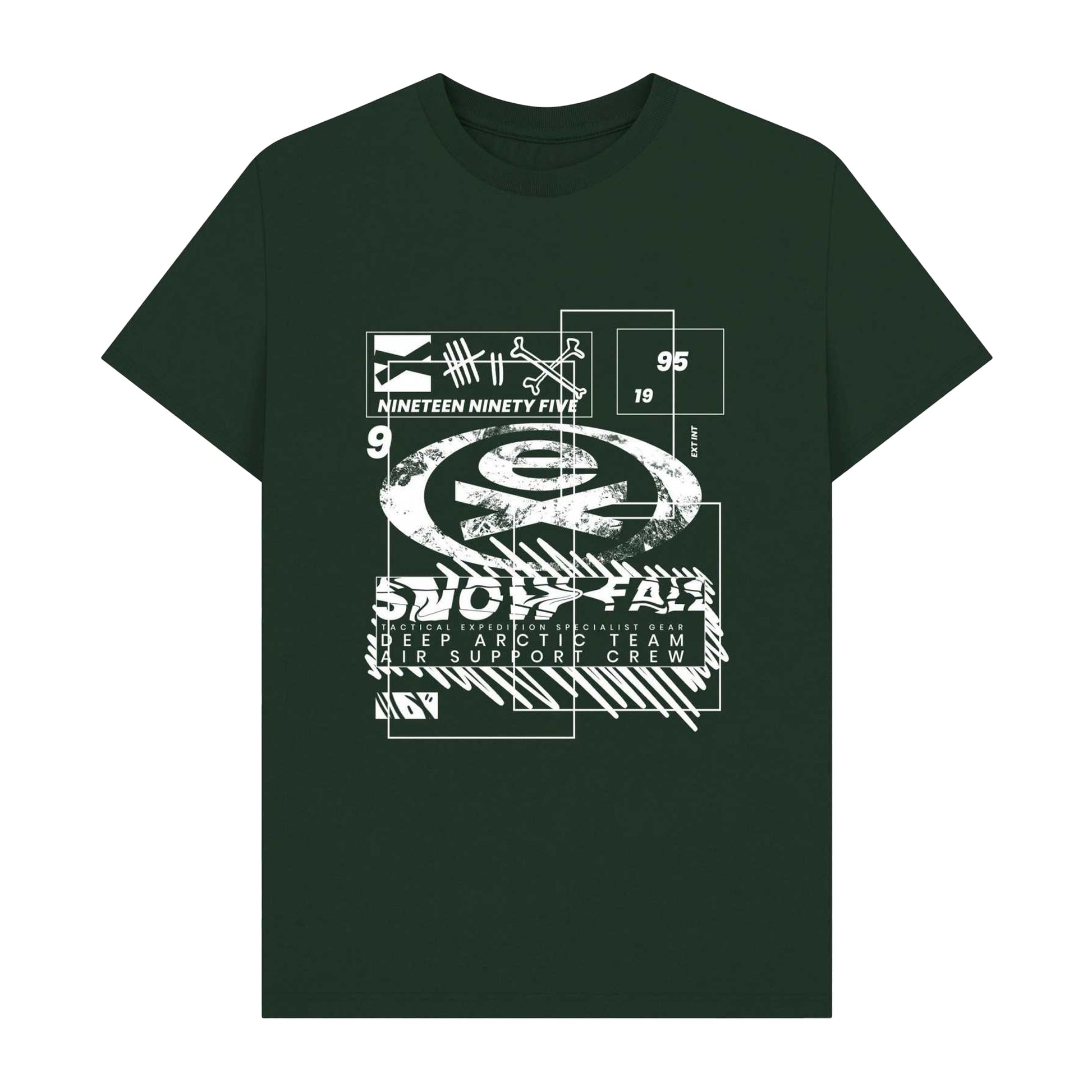 Evergreen - Front - Extreme Unisex Adult Deep Arctic T-Shirt