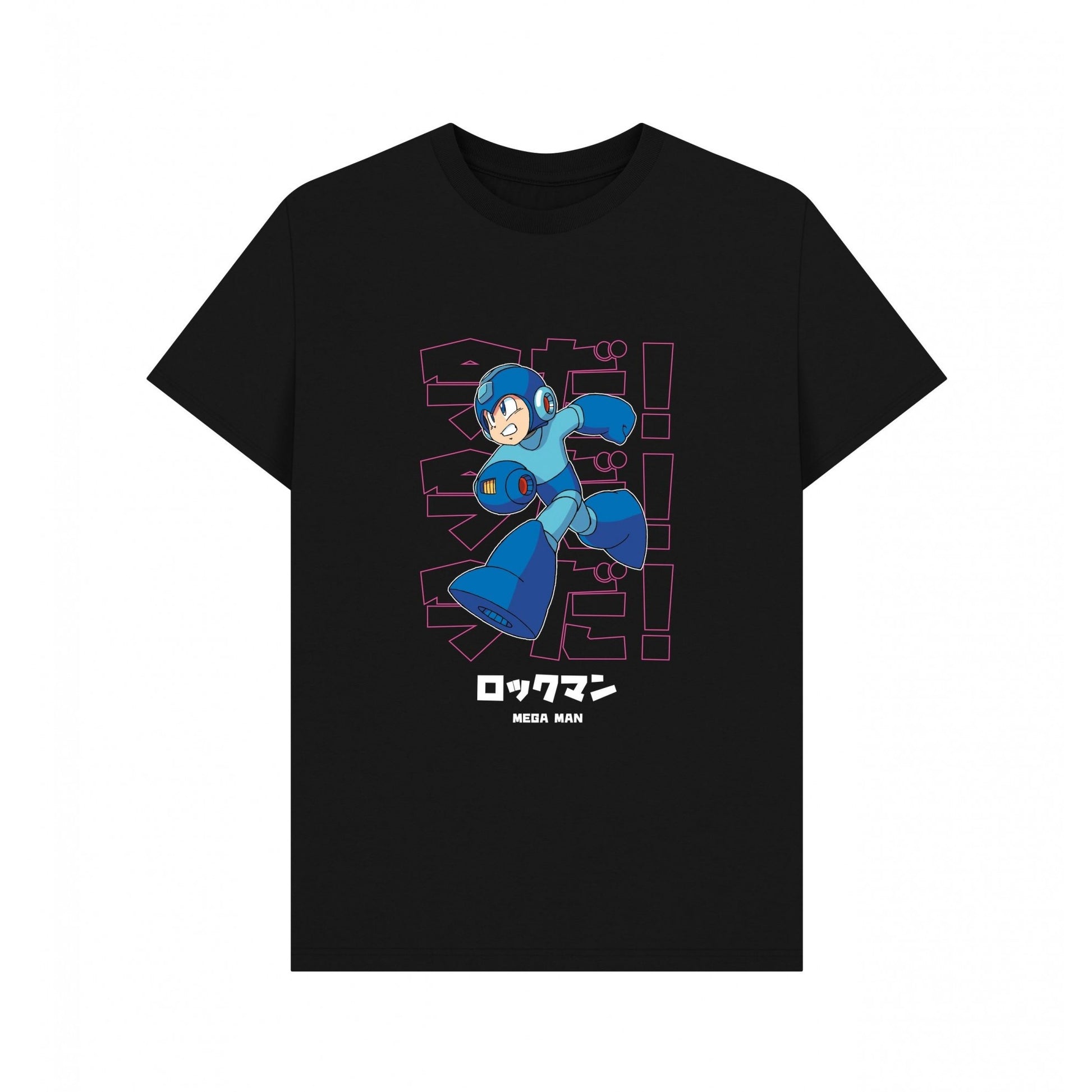 Black - Front - Mega Man Unisex Adult Is Coming T-Shirt