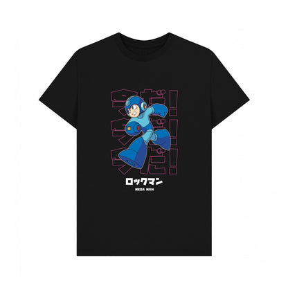 Black - Front - Mega Man Unisex Adult Is Coming T-Shirt