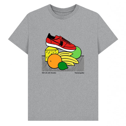 Athletic Grey - Front - Trainer Spotter Unisex Adult Still Life T-Shirt