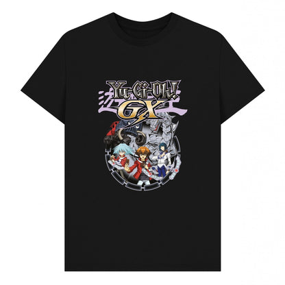 Black - Front - Yu-Gi-Oh! Unisex Adult GX T-Shirt