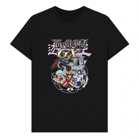 Black - Front - Yu-Gi-Oh! Unisex Adult GX T-Shirt