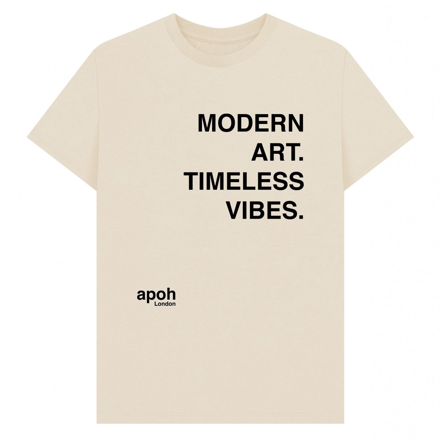 Oat - Front - Apoh Unisex Adult Modern Art Slogan T-Shirt
