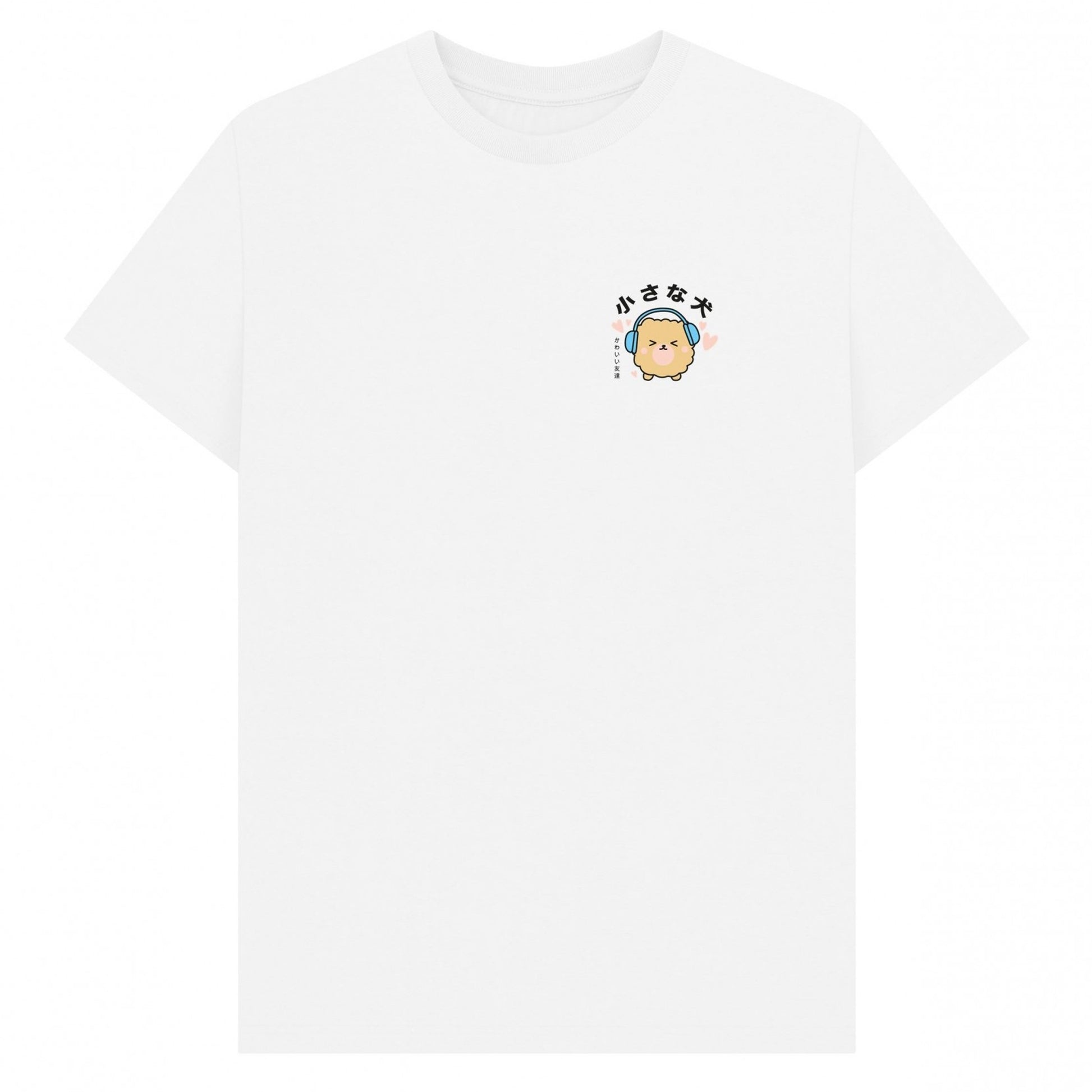 White - Front - TORC Unisex Adult Headphones On Ramen T-Shirt