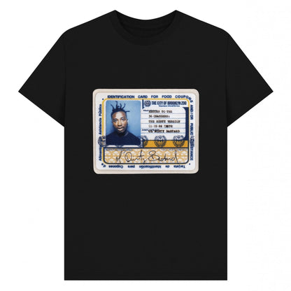 Black - Front - Ol´ Dirty Bastard Unisex Adult ID Card T-Shirt