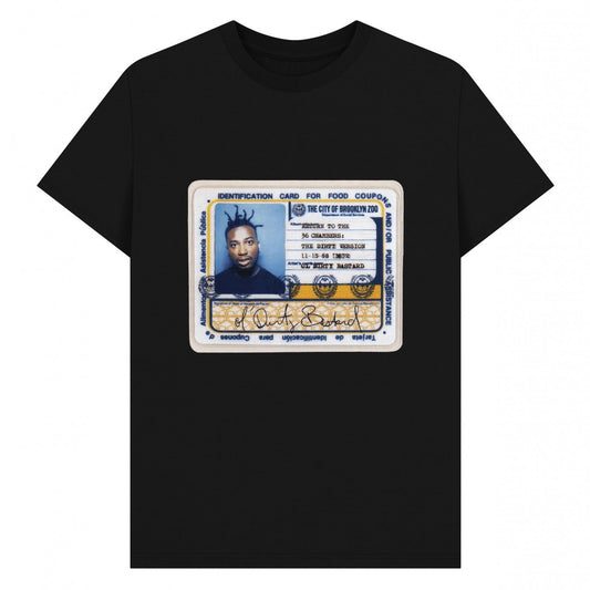 Black - Front - Ol´ Dirty Bastard Unisex Adult ID Card T-Shirt