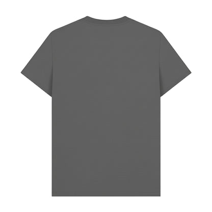 Slate Grey - Back - Trainer Spotter Unisex Adult Snakeskin Cross Palms T-Shirt