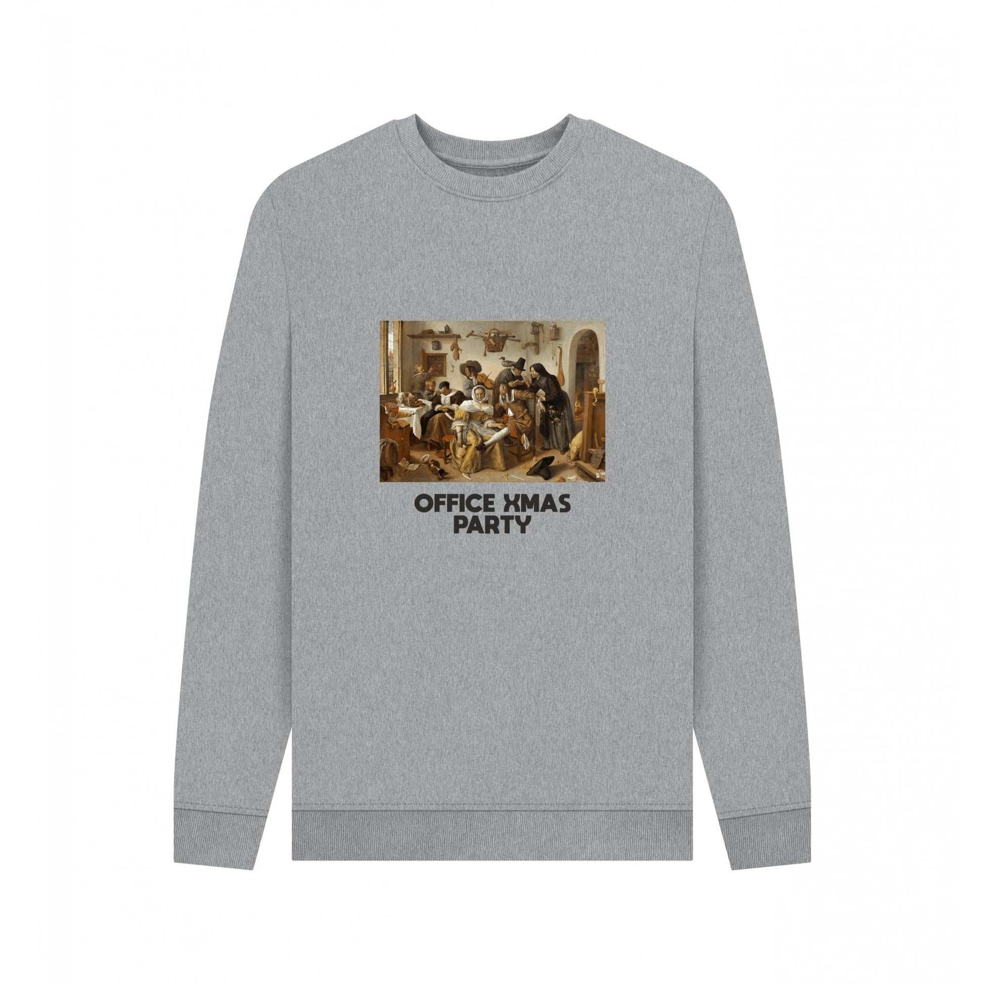 Light Heather - Front - Apoh Unisex Adult Steen Office Christmas Sweatshirt