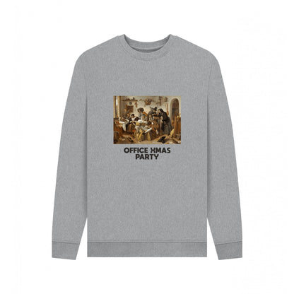 Light Heather - Front - Apoh Unisex Adult Steen Office Christmas Sweatshirt