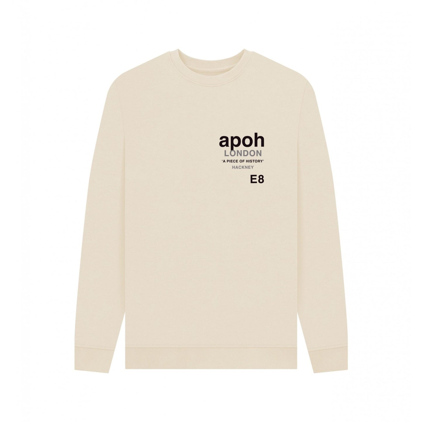 Oat - Front - Apoh Unisex Adult Hackney Slogan Sweatshirt