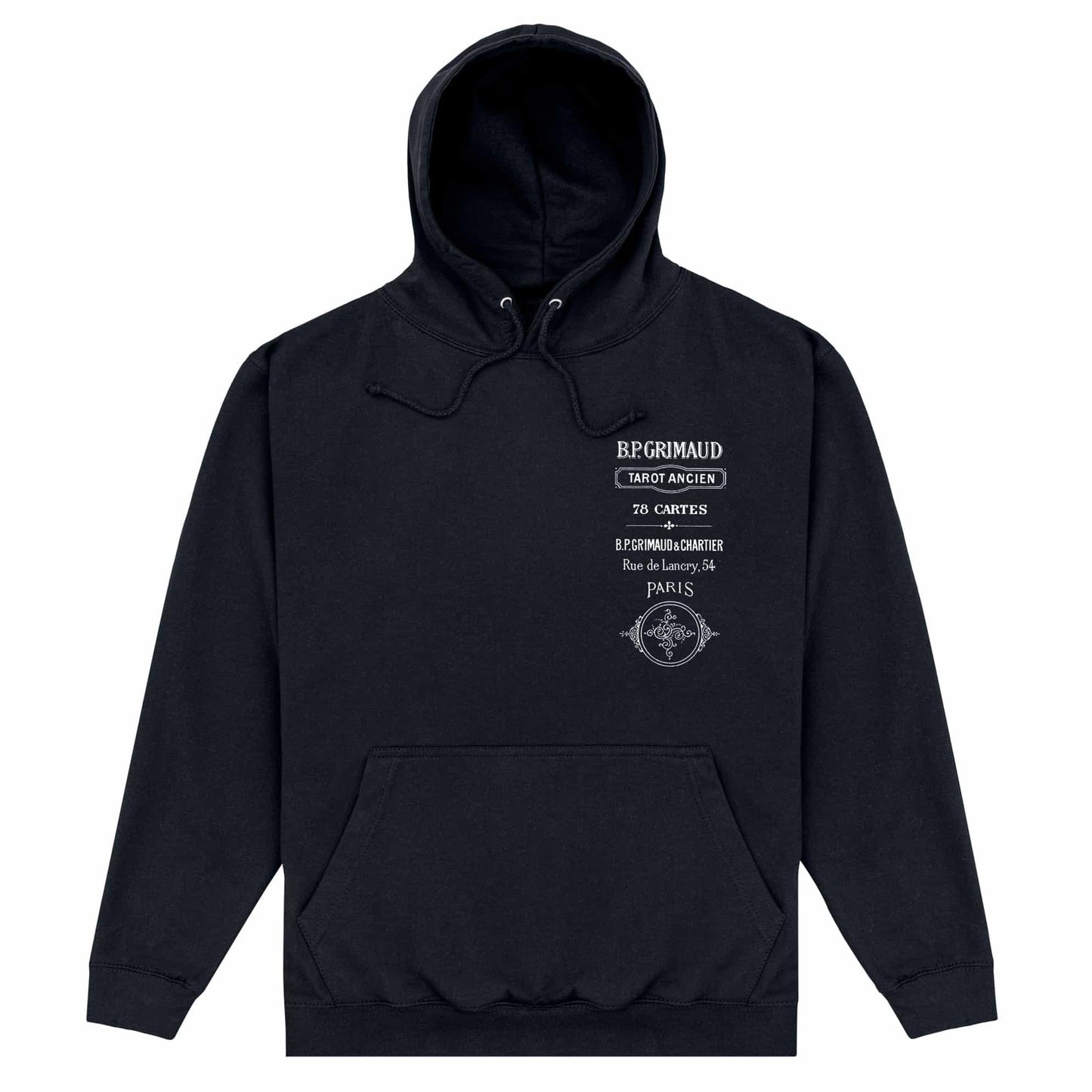 Black - Front - Apoh Unisex Adult Tarot Reading British Museum Hoodie