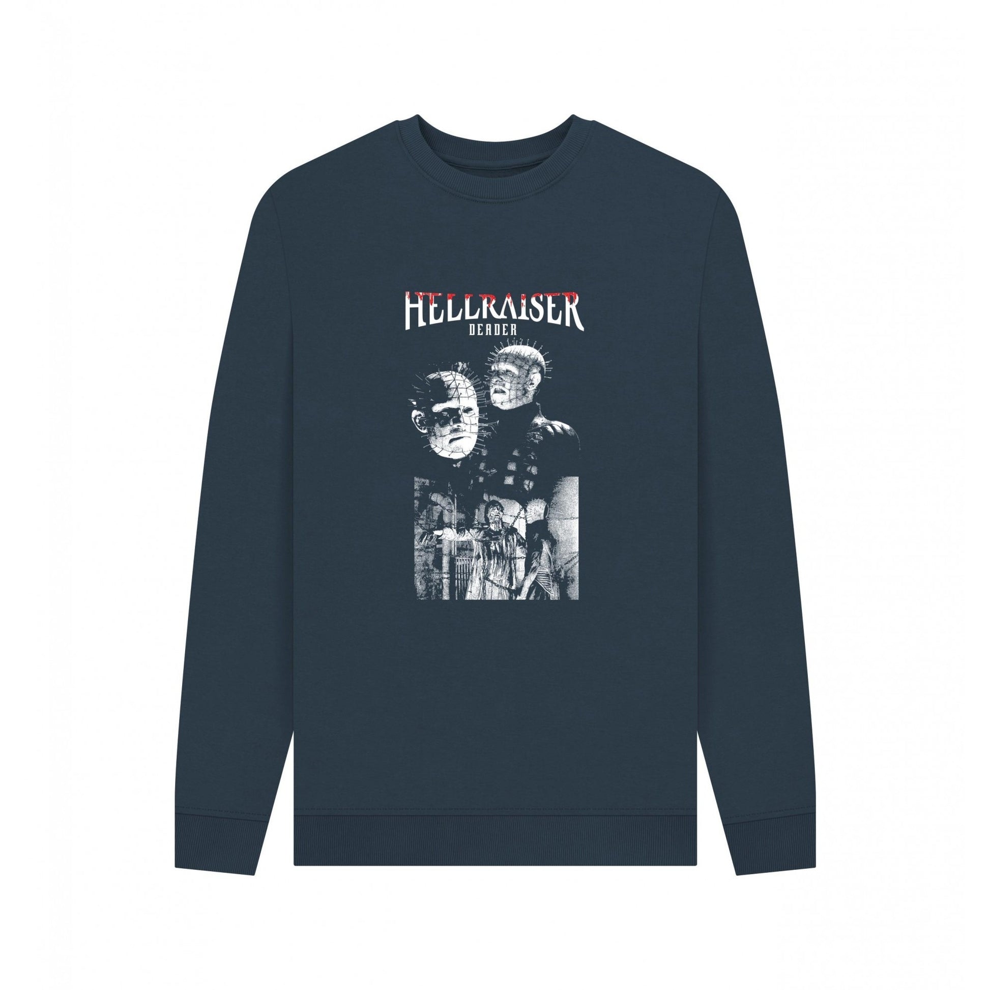 Navy Blue - Front - Hellraiser Unisex Adult Deader Sweatshirt
