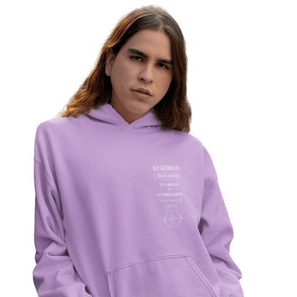 Purple - Side - Apoh Unisex Adult Tarot British Museum Hoodie