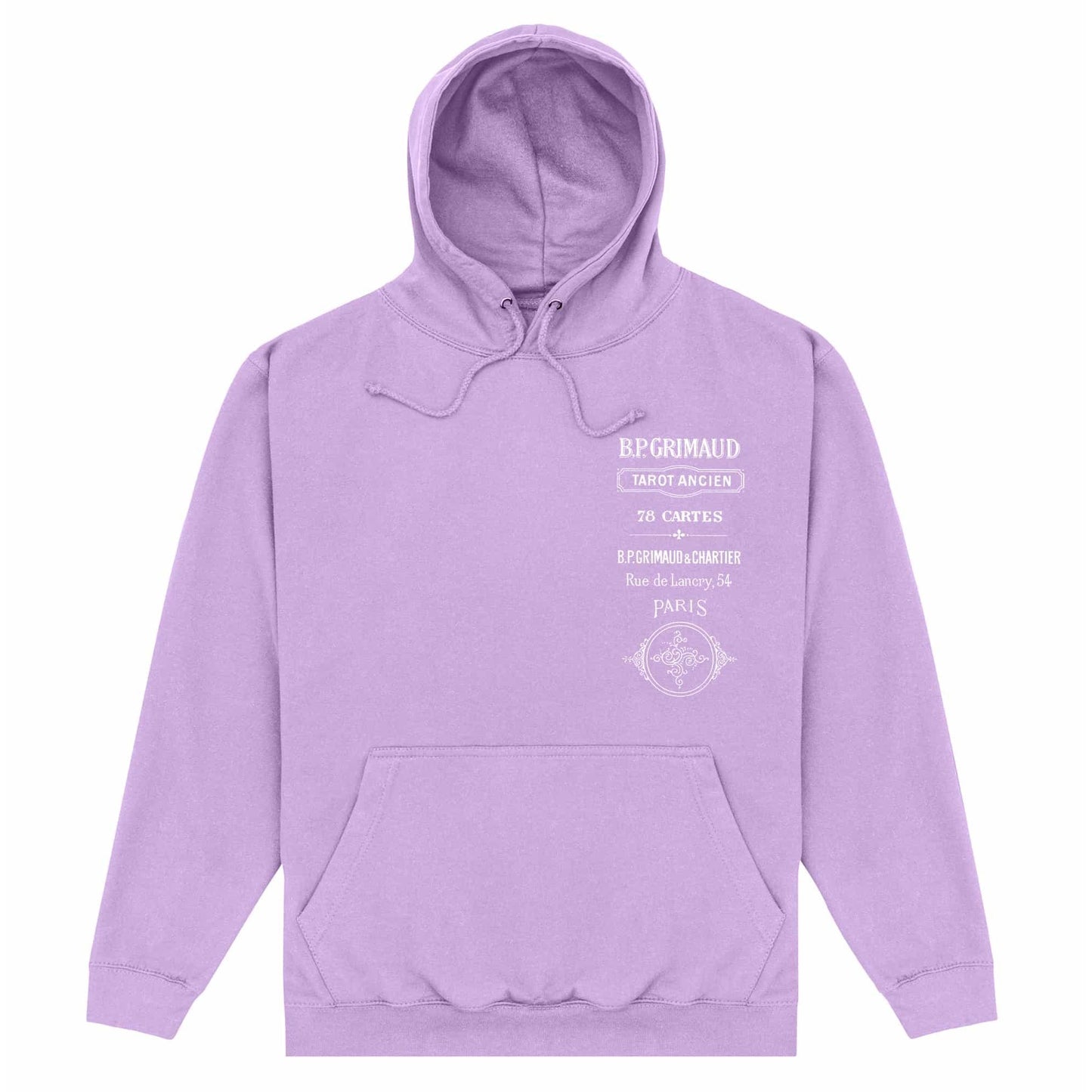 Purple - Front - Apoh Unisex Adult Tarot British Museum Hoodie