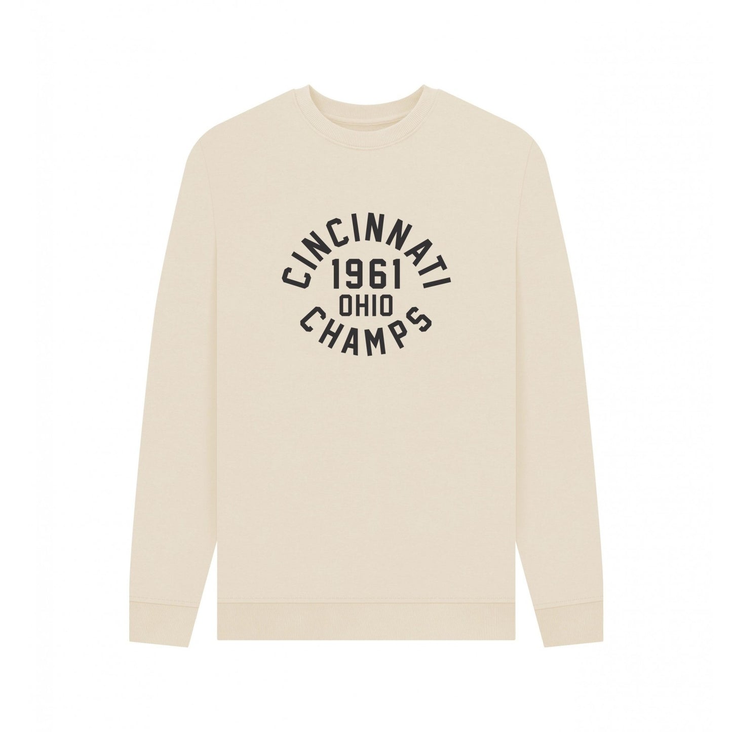 Oat - Front - Park Fields Unisex Adult Cincinnati Champs Varsity Sweatshirt