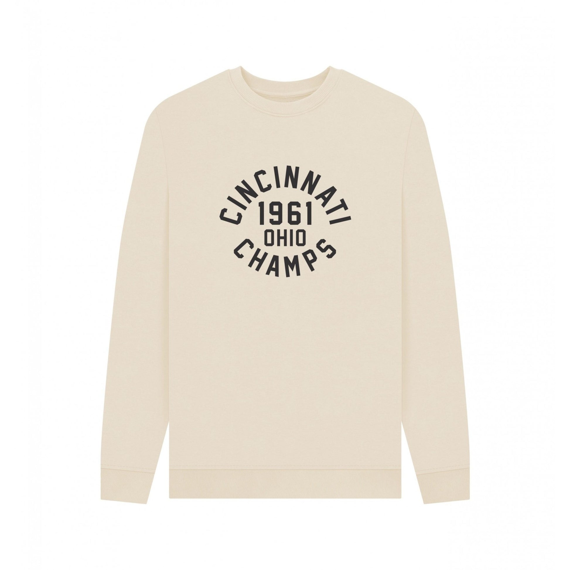 Oat - Front - Park Fields Unisex Adult Cincinnati Champs Varsity Sweatshirt