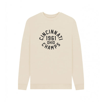 Oat - Front - Park Fields Unisex Adult Cincinnati Champs Varsity Sweatshirt