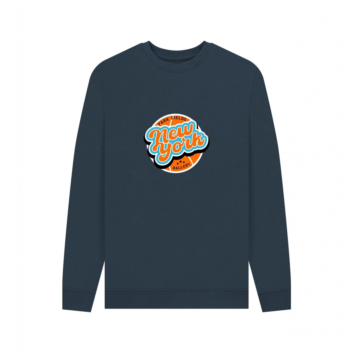 Navy Blue - Front - Park London Unisex Adult New York Ballers Sweatshirt