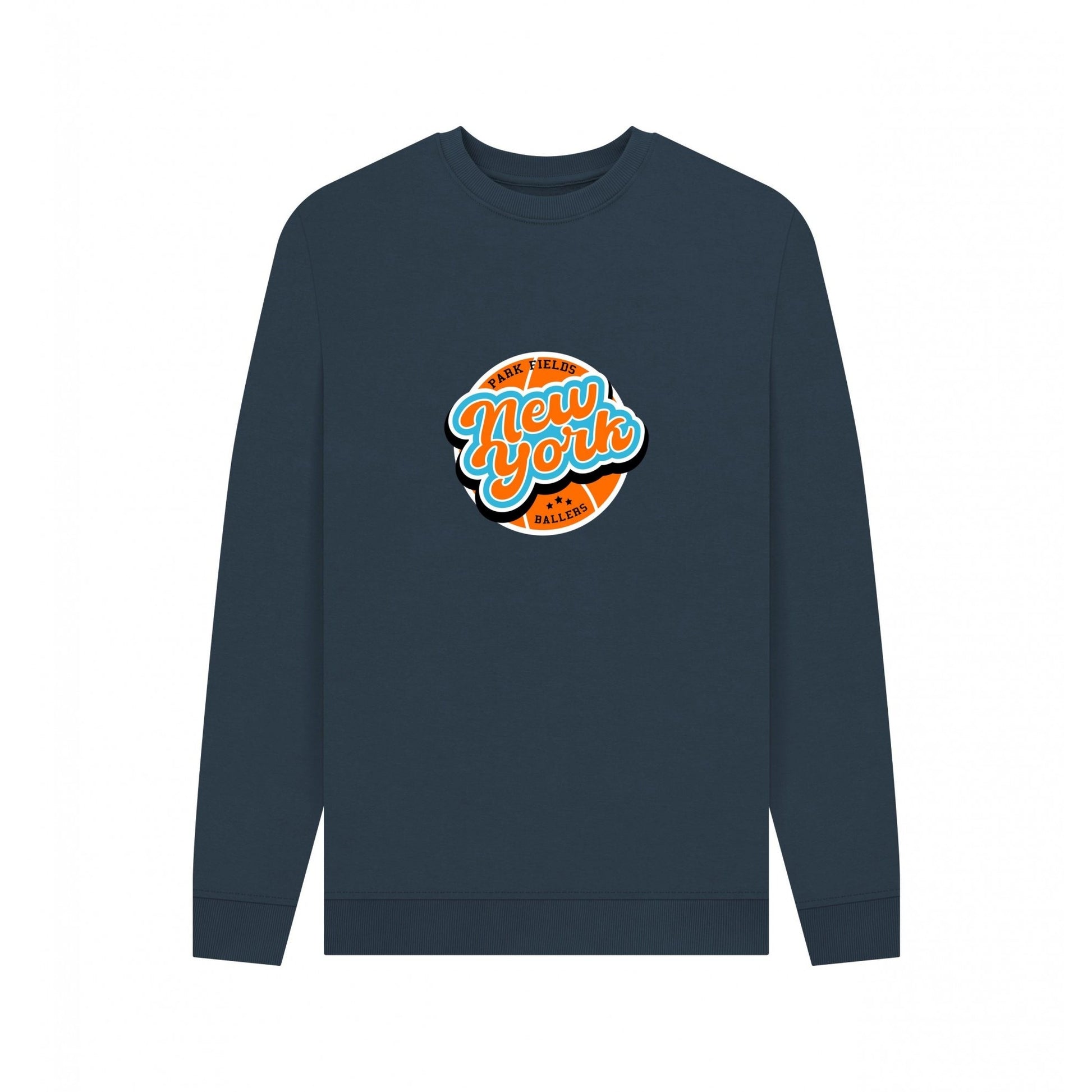 Navy Blue - Front - Park London Unisex Adult New York Ballers Sweatshirt