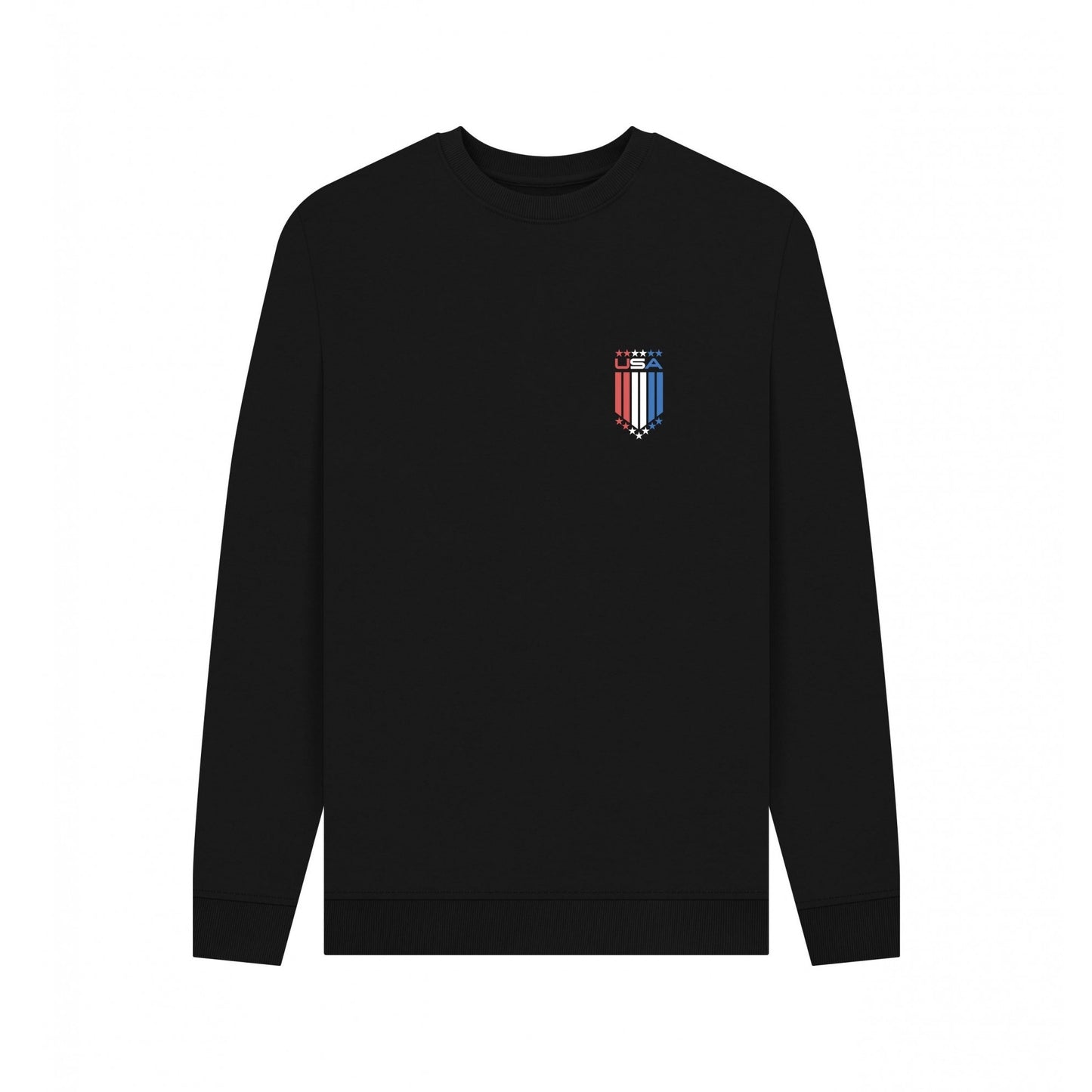 Black - Front - Apoh Unisex Adult USA Sweatshirt