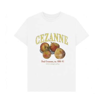 White - Front - Apoh Unisex Adult Cezanne Apples & Pears T-Shirt
