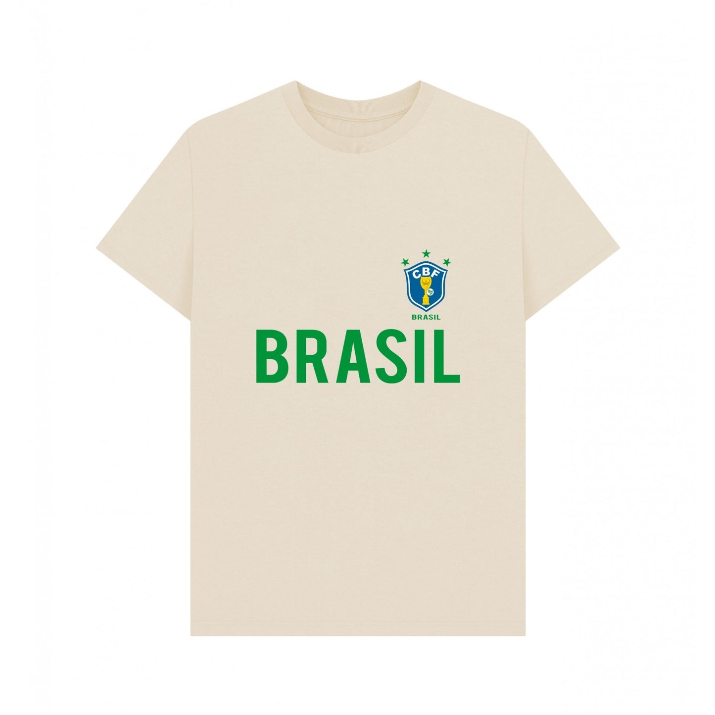 Oat - Front - TOFFS Unisex Adult Brazil T-Shirt