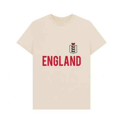 Oat - Front - TOFFS Unisex Adult England Football T-Shirt