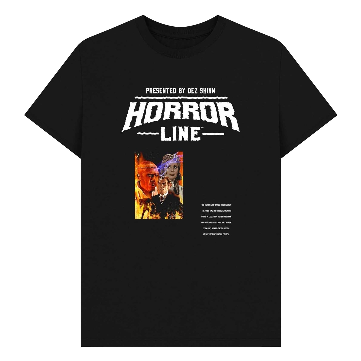 Black - Front - Horror Line Unisex Adult Destroy Frankenstein T-Shirt