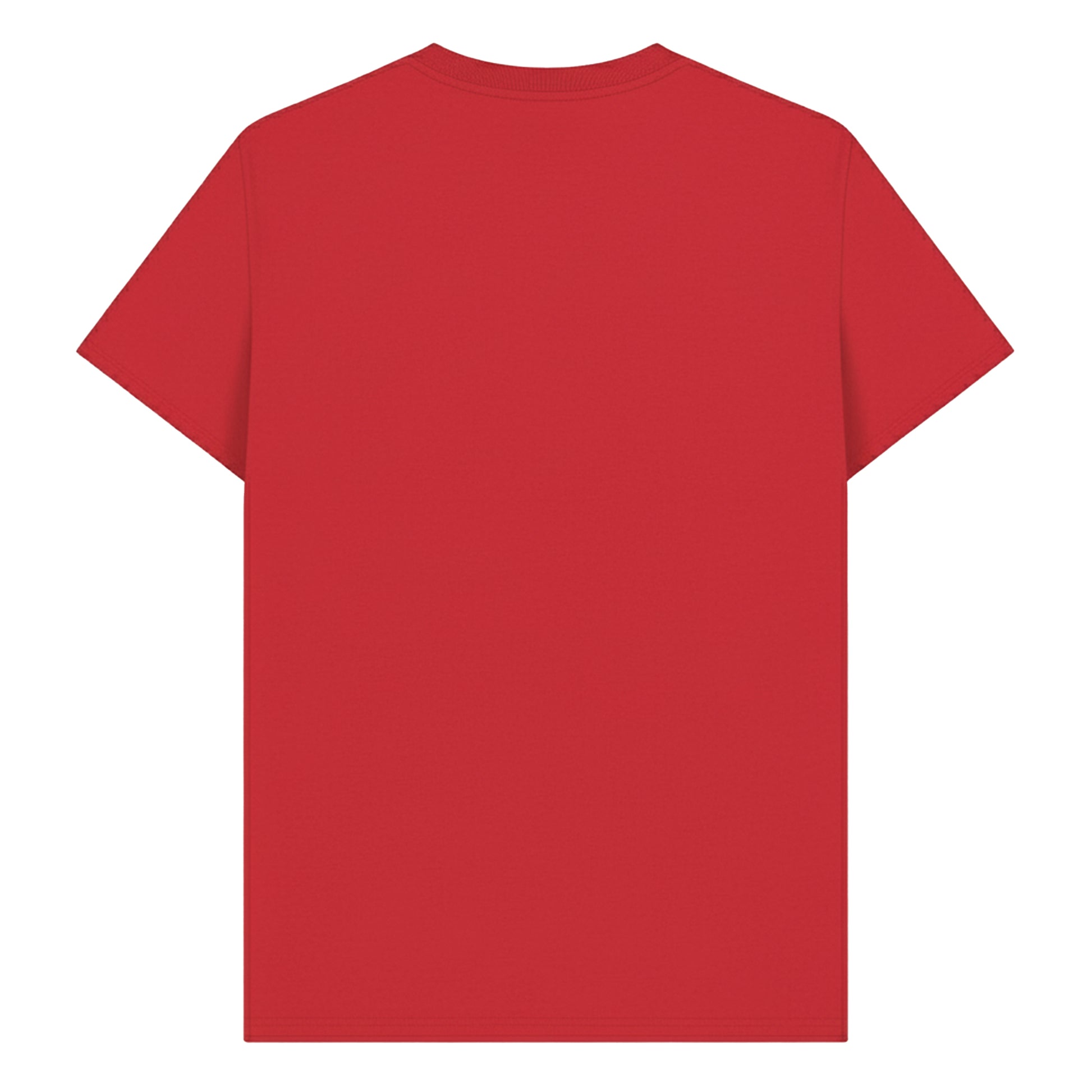 Red - Back - Elf Unisex Adult Ninny Muggins Graphic T-Shirt