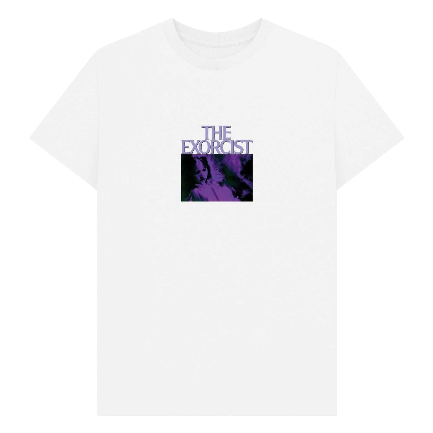 White - Front - The Exorcist Unisex Adult Movie T-Shirt