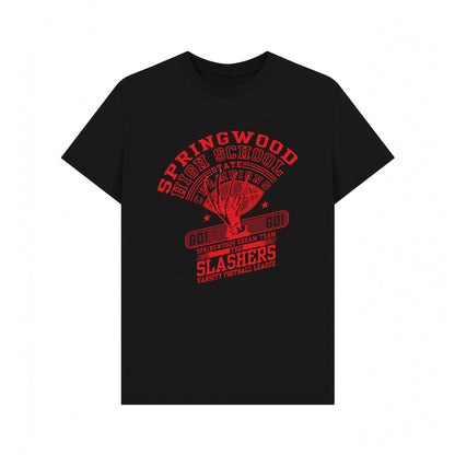 Black - Front - A Nightmare On Elm Street Unisex Adult Springwood Slashers Graphic T-Shirt