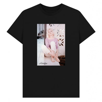 Black - Front - Marilyn Monroe Unisex Adult Graphic T-Shirt