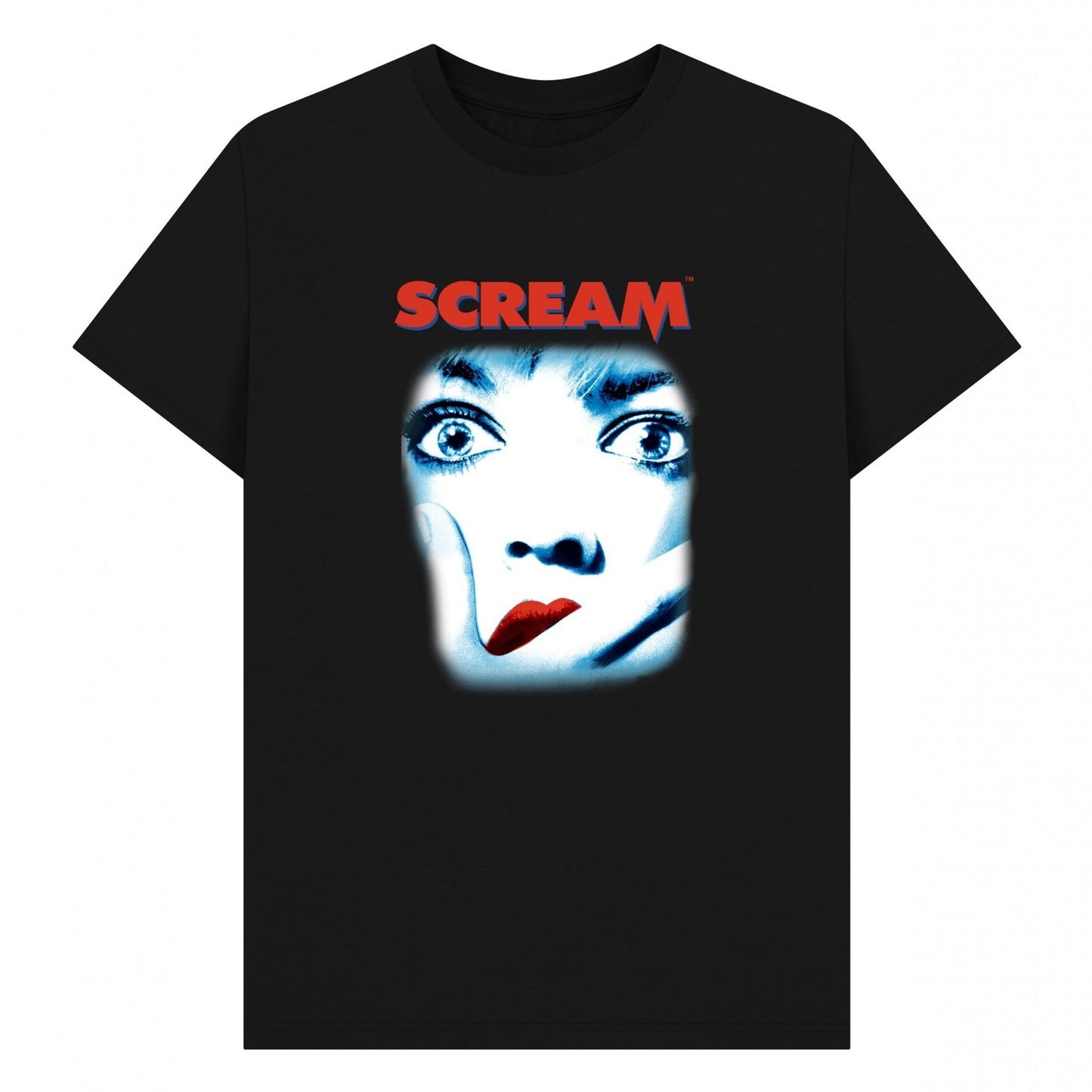 Black - Front - Scream Unisex Adult Movie Poster T-Shirt