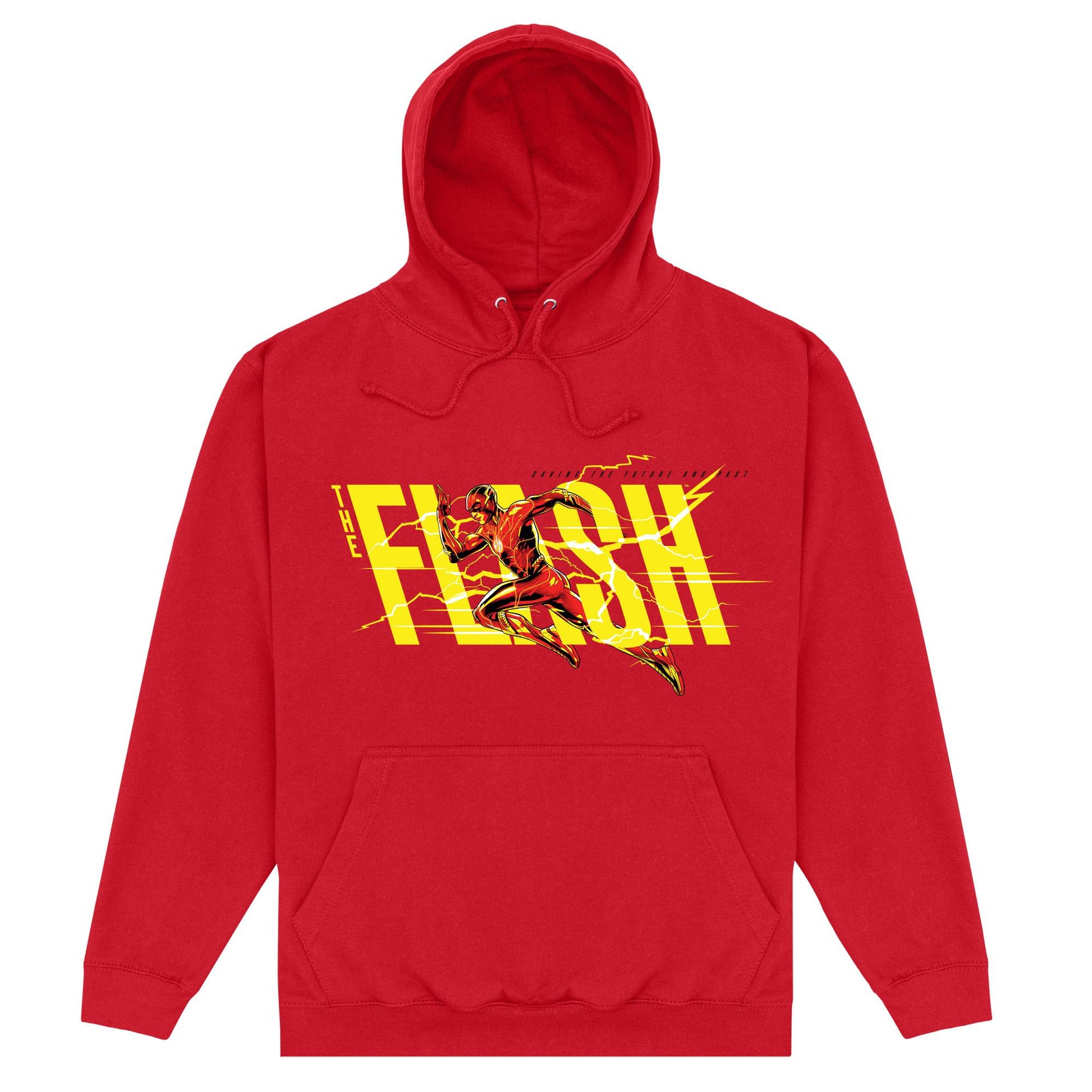 Red - Front - The Flash Unisex Adult Hoodie